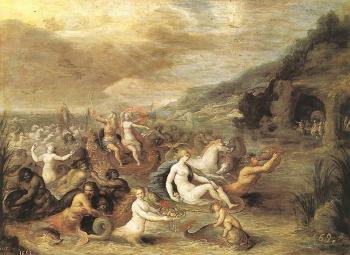 Frans The Younger Francken : Triumph Of Amphrite